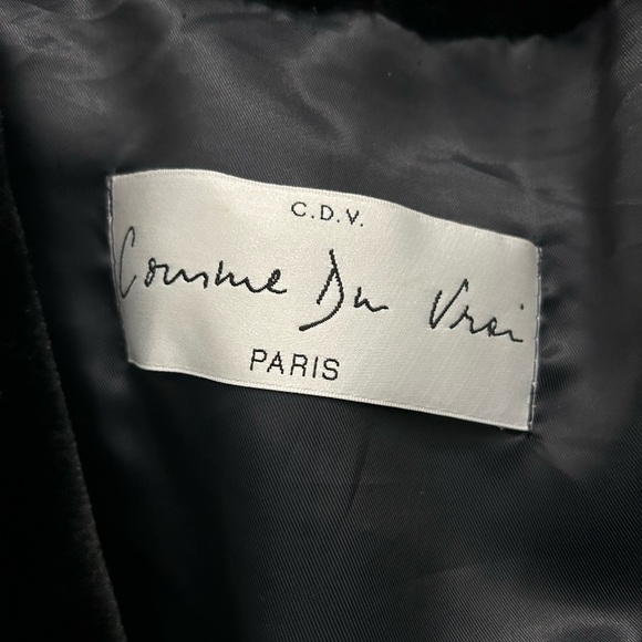 Comme Du Vrai Faux Fur Coat Size: 8 - Picture 11 of 13